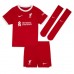 Maillot de foot Liverpool Thiago Alcantara #6 Domicile enfant 2023-24 Manches Courte (+ pantalon court)